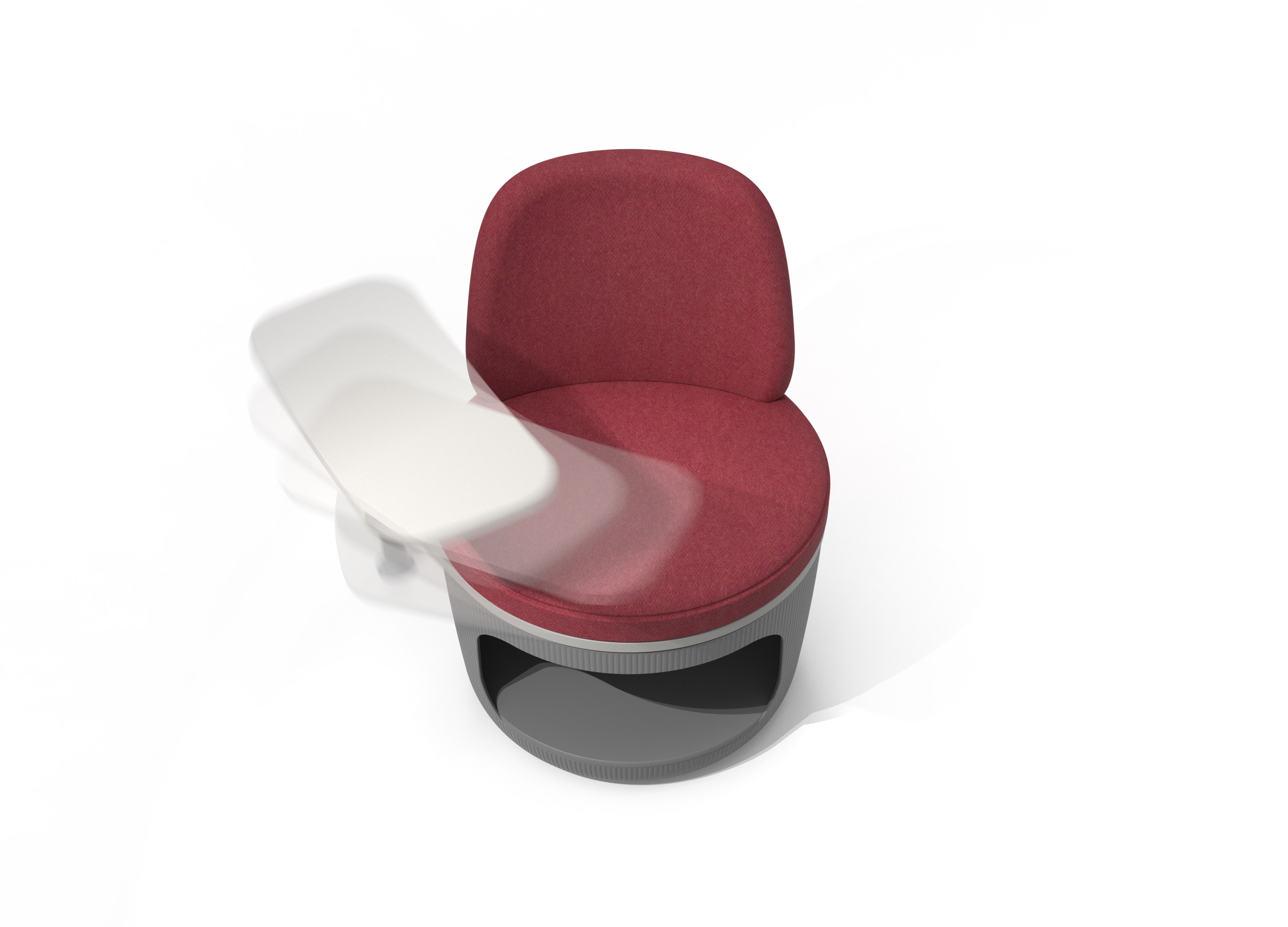 Res Lowback Chair Rotating Tablet