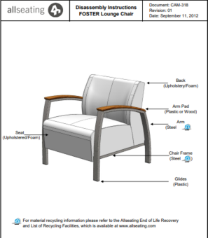 Foster Lounge Double Disassembly Instructions