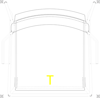 Tuck Bar Stool Fully Upholstered 2D CAD File