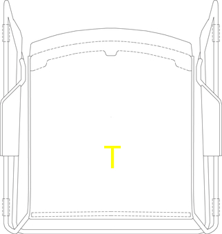 Tuck Counter Stool 2D CAD Drawings