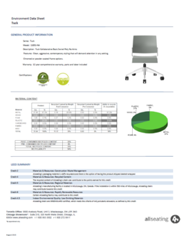 Environmental Data Sheet for Tuck Collab